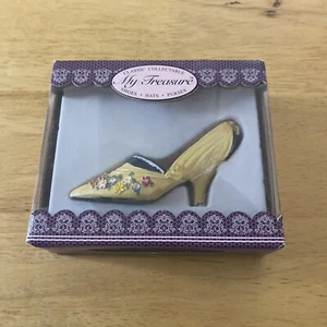 1999 Kingsbridge My Treasure Victorian High Heel Resin Shoe Miniature Decoration - Bild 1 von 2