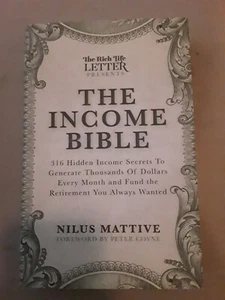 The Rich Life Letter Presents The Income Bible by Nilus Mattive New Condition - Bild 1 von 2