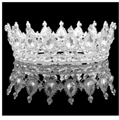 Disfraz Tiara Medieval Reina Corona Cabeza Imperial Oro Plata Real Foto 1 de 4