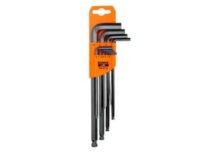 Bahco BE-9770 9 Piece Long Ball End Hexagon Allen Key Set 1.5 - 10mm Hex Key Set - Image 1 of 2