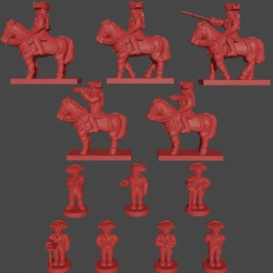 15mm/1:100th SYW British HQ (Turner Miniatures) - Picture 1 of 1