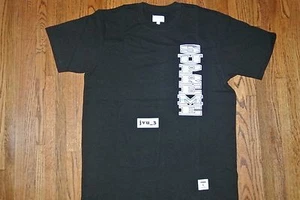 NUEVA CAMISETA SUPREME LOGOTIPO VERTICAL GRANDE NEGRA FW16 caja cdg jerry palace - Imagen 1 de 8