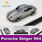 TP 1:64 Scale Porsche Singer 911 964 Resin Car Model Collection Gray Limited Toy