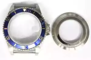 Brand new blue gold color bezel Dive Master watch case for ETA 2824 ETA 2836 - Bild 1 von 2