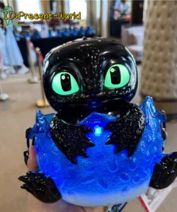 BJ Universal Studios How to Train Your Dragon Toothless Popcorn Bucket Light Up - Picture 1 of 4