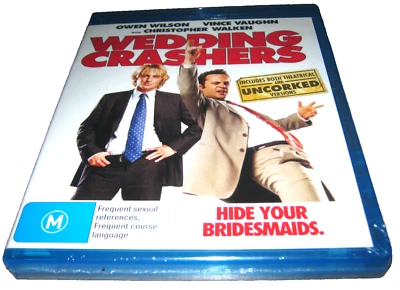Wedding Crashers - Owen Wilson - Rare Aus Release - Blu-Ray - New Sealed - Image 1 of 2