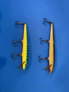 2 Rapala Original Floating Minnows 5 1/4” & 4 1/2” nie benutzt - Bild 1 von 4