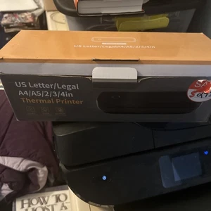 Impresoras inalámbricas portátiles Bluetooth, sin tinta, cebada térmica usadas - Imagen 1 de 6