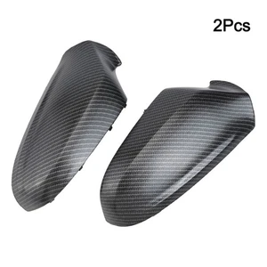 For Astra H Compatible ABS Door Mirrors with Carbon Fiber Styling 2 Pcs - Picture 1 of 16