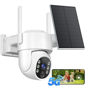 2K Security Cameras Wireless Outdoor, 5G WiFi Cameras for Home Security, 360°... - Picture 1 of 7