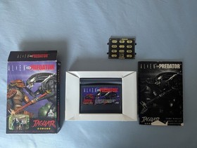 Atari Jaguar Alien vs Predator in box with One Overlay & Manual - Free Shipping