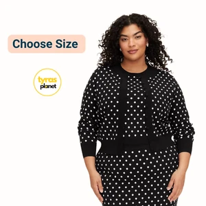 SIZE 2X or 4X - Women's Mini Polka Dot Cardigan kate spade new york Target RARE - Picture 1 of 6