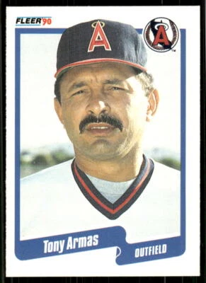 1990 Fleer #126a Tony Armas - Image 1 of 2