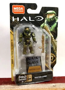 NEW Mega Construx HALO Pro Builder MASTER CHIEF Series 10 Collectible Figure - Picture 1 of 3