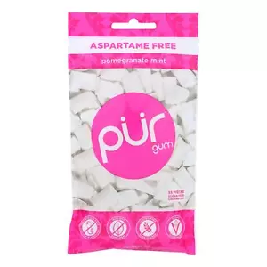 Pur Pomegranate Mint Gum - Case of 12 - 2.72 OZ - Picture 1 of 2