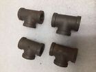 1-1/2? G Grinell Ward Tee Usa Plumbing Tool Conjoin Lot Of 4 Pipe Fittings