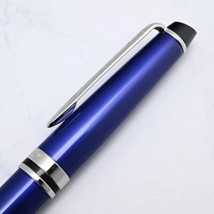 Waterman Ballpoint Pen Expert Essential Dark Blue CT Fine Point NEW - Picture 1 of 24