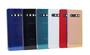 Original Samsung Galaxy S10 Duos SM-G973F Akkudeckel Cover Kameraglas + Kleber - Bild 1 von 8