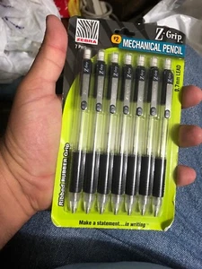 Zebra Z-Grip Druckbleistifte (7er Pack).  #2, 0,7mm Zuleitung. Neu. - Bild 1 von 2