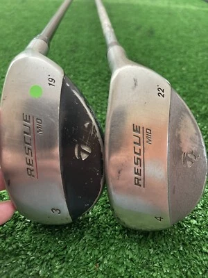 Taylormade Burner Rescue Mid Ladies Hybrids Set 3-4 Graphite Shafts - Image 1 of 4