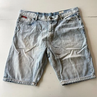 Lee Cooper Norris Slim Denim Jean Shorts Mens Size 36 Waist Blue Casual Style - Image 1 of 4