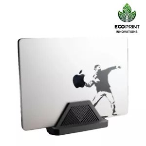 Laptop Holder Cooling Stand Angled - 3D Printed Ergonomic - Picture 1 of 3