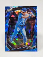 2023 Panini National VIP George Brett Blue Cracked Ice #/149 Royals