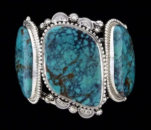 Pulsera Hila Turquesa Montaña Turquesa Natural Alta Calidad de Lucinda Linkin - Imagen 1 de 6