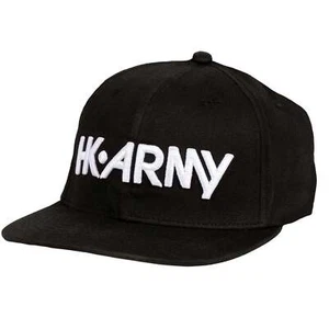 HK Army Snapback Sombrero - Tipografía - Negro/Blanco - Imagen 1 de 1