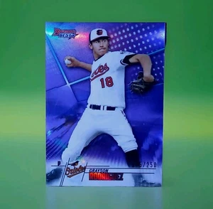 #/250 Grayson Rodriguez PRC 2018 Bowman's Best "Top Prospect" PURPLE REFRACTOR $ - Bild 1 von 4