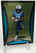 2008 CHRIS JOHNSON ROOKIE Bowman Chrome RC Card East Carolina TENNESSEE TITANS