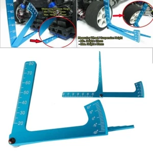 Usefully Practical Best Camber Gauge Aluminium For 1/8 1/10 RC Ruler Set - Picture 1 of 10