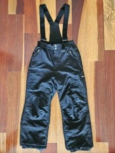 Kinder Jungen Mädchen Unisex Wetterfest 32° Latz Overall Schneehose Schwarz Small 7/8 - Bild 1 von 4