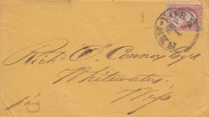 Nueva York a Whitewater, Nueva York, solapa trasera está rasgada (18006) - Imagen 1 de 1