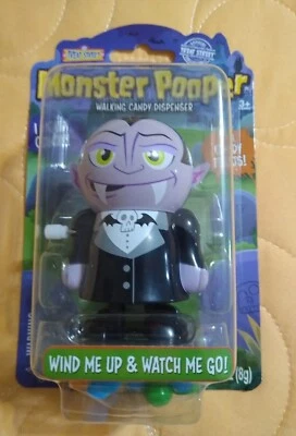 Dispensador de dulces Monster Dracula Wind Up Walking "I Poop Candy" ¡NUEVO! ¡Envío gratis! Foto 1 de 4