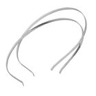 10x Edelstahl-Haarspangen & Federband-Stirnbänder für Damen DIY