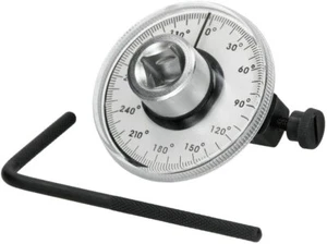 Drehwinkelmesser 1/2" 360° Drehmomentschlüssel Knarre Gradmesser Winkelmessgerät - Bild 1 von 3