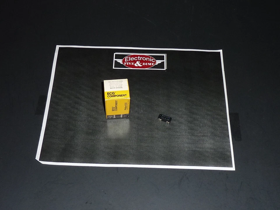 RLYF71C12C ECG REED RELAY SPDT 500MA COIL 12 VDC WITH DIODE - Image 1 of 1