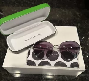 Kate Spade Sonnenbrille grün kommt mit Etui & Tuch - Bild 1 von 4