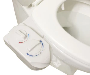 Boquilla fría/caliente bidé no eléctrica accesorio de inodoro pulverizador de agua asiento de baño - Imagen 1 de 12