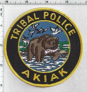 Akiak Tribal Police (Alaska) 1st Issue Shoulder Patch - Picture 1 of 1