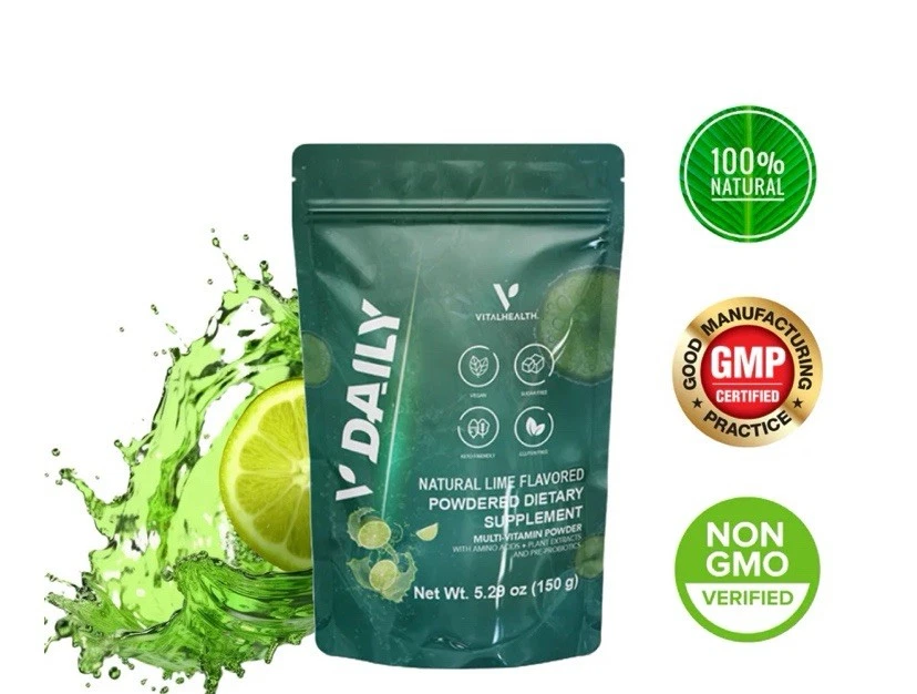 VitalHealth V Daily Lemon Multi-Vitamin Vital Health