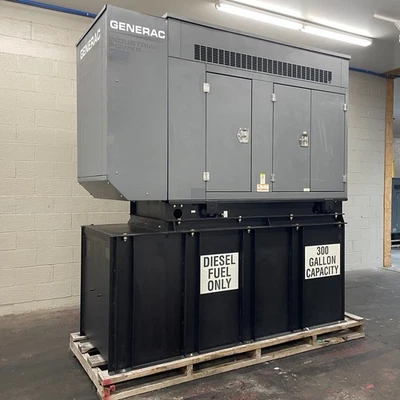 Generac 50KW Gerador Diesel de Espera, 421 horas, 120/240v Monofásico, ENVIAMOS - Imagem 1 de 4