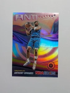 2023-24 Aros Premium Stock #14 Anthony Edwards Anti Gravedad Plata Prizm - Imagen 1 de 2