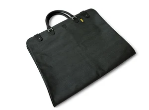 FERRARI FORMULA SERIES FABRIC AND LEATHER GARMENT BAG | SUIT CARRIER | LUGGAGE - Picture 1 of 11