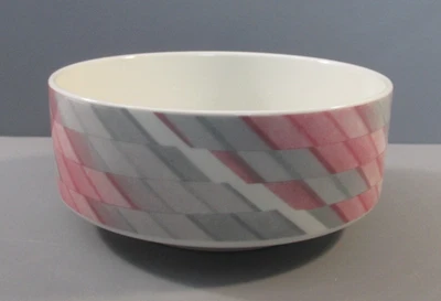 Villeroy & Boch "Collage" Rosa y Gris Diseño Geométrico Sopa/Cuenco de Cereales Foto 1 de 4