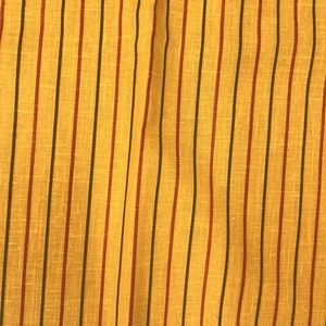 Vintage Concord Fabrics INC Striped Orange Brown Black 19” X 44” (.65 Yds) - Picture 1 of 5