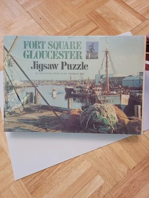 Vintage SEALED 1973 fort square gloucester jigsaw 500 Piece puzzle - Image 1 of 4