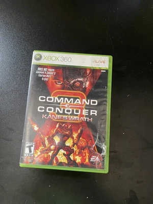 Command & Conquer 3: Kane's Wrath  (Xbox 360, 2008) Complete With Manual - Image 1 of 3