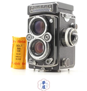 Rolleiflex 3.5E 3.5C TLR Zeiss PLANAR 75mm 3.5 Film Camera *Meter works* JAPAN - Picture 1 of 18